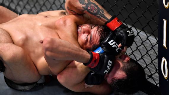Russia's Islam Makhachev Defeated Brazil's Thiago Moises at UFC Fight Night in Nevada.