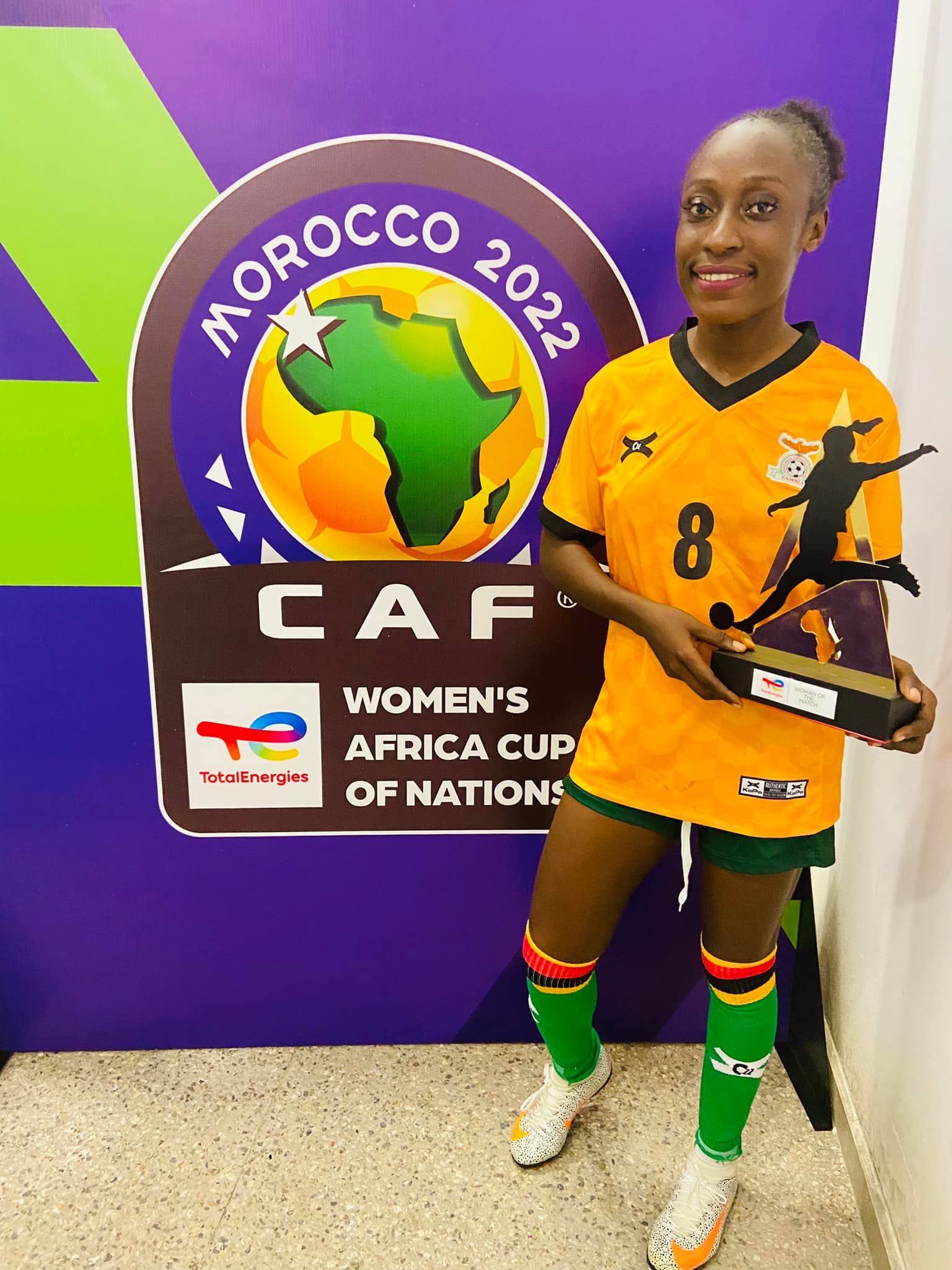 Copper Queens Defender Margaret Voted Player Of The Match