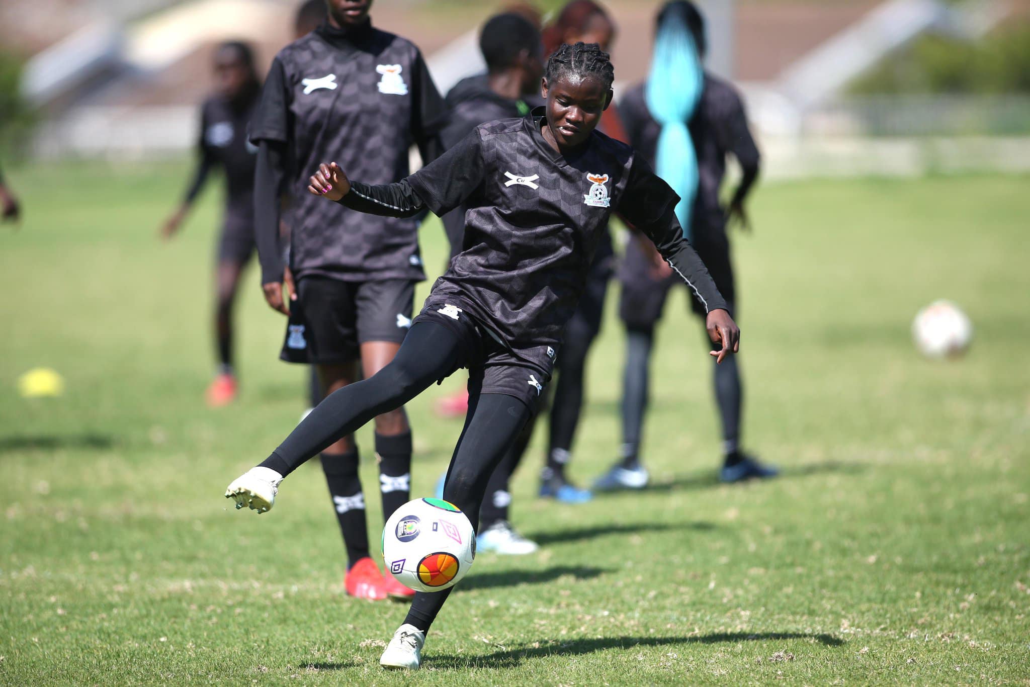 Watch Zambia National Female Team Training Ahead For The COSAFA Champions Match Set For October 6