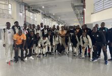 Zambian Under-20 Men's National Team Welcomed in Abuja by Acting High Commissioner for Nigeria, Jenipher Mutembo,