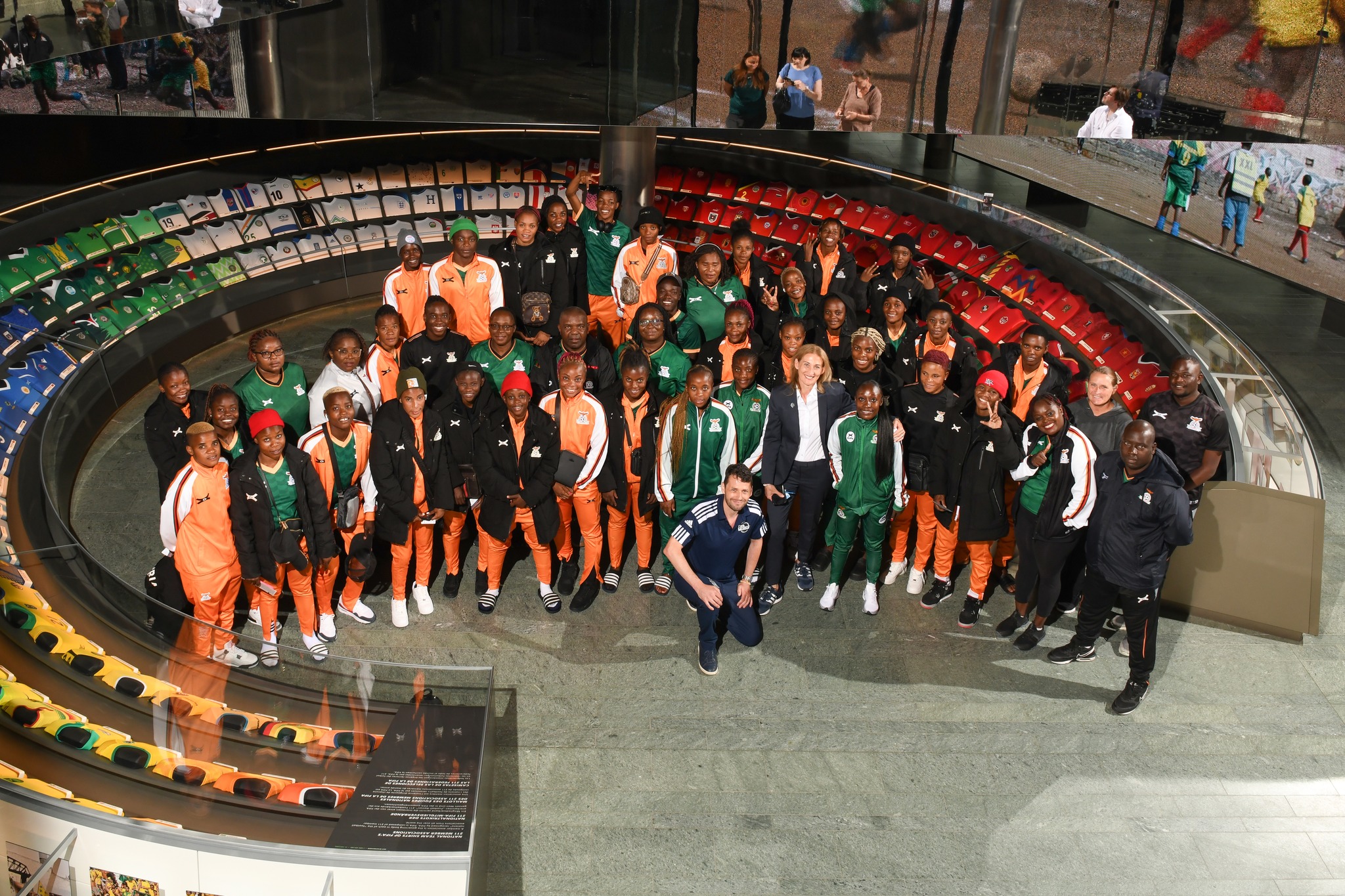 Copper Queens Visits The FIFA World Football Museum in Switzerland Ahead the 2023 FIFA Women's World Cup