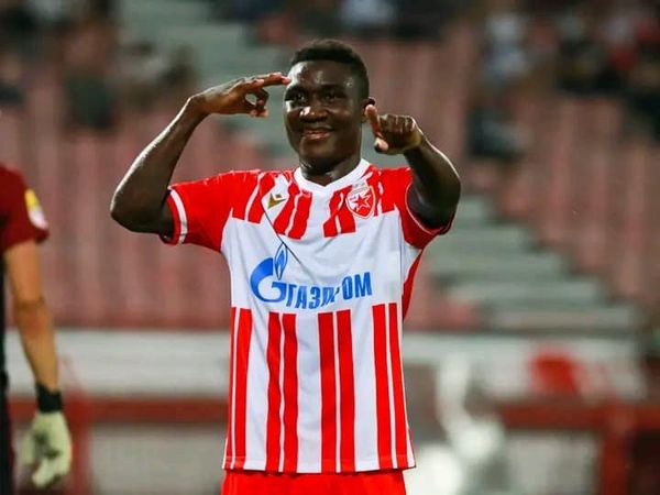 Klings Kangwa Scores in Red Star Belgrade's 3-0 Victory