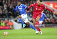 Patson Daka Makes EFL Appearance for Leicester City in Match Against Liverpool
