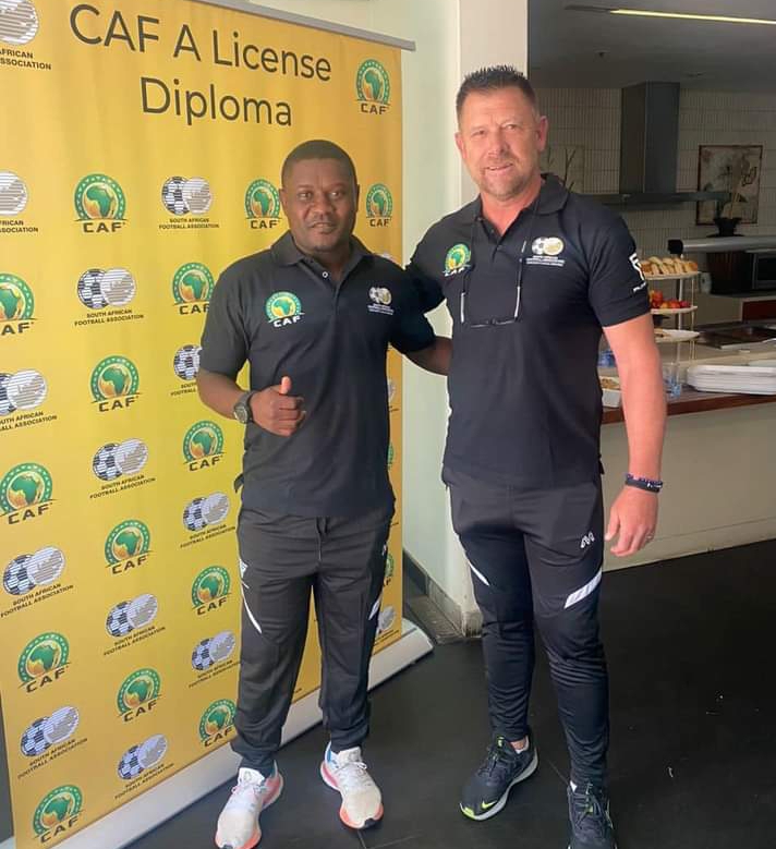 Makinka in South Africa Pursuing CAF A Diploma Course Training