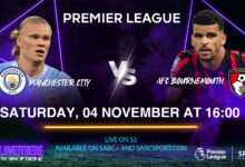 Manchester City vs. AFC Bournemouth Premier League Clash