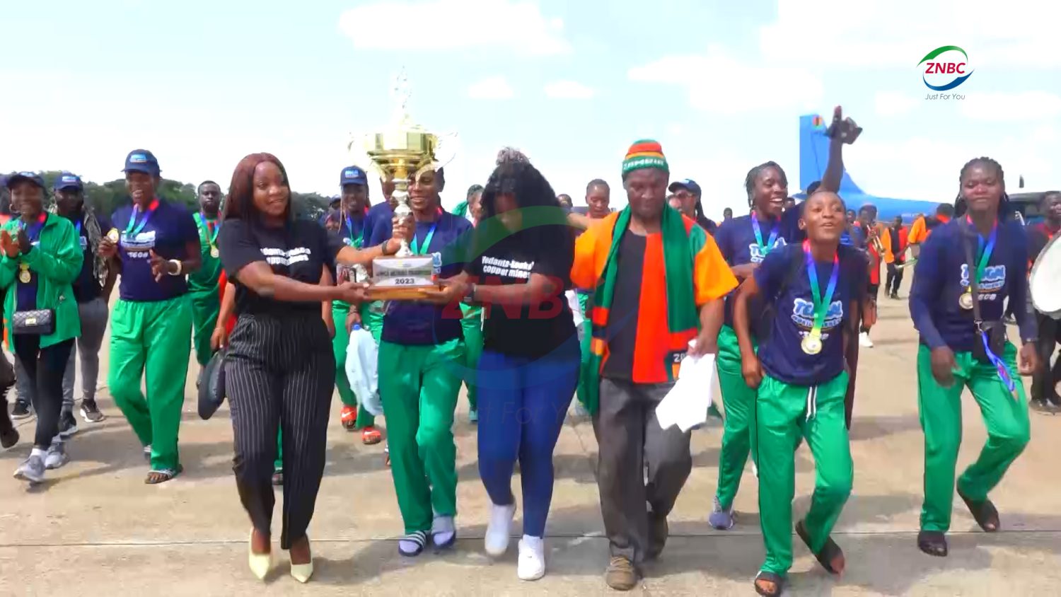 Champions of Netball from Africa Arrive