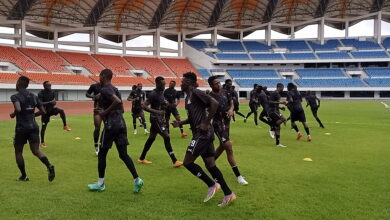 Chipolopolo Engage in Training Session at Heroes Stadium