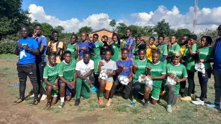 Evans Kangwa Boosts Luyando Foundation Sports Academy with Generous Donations