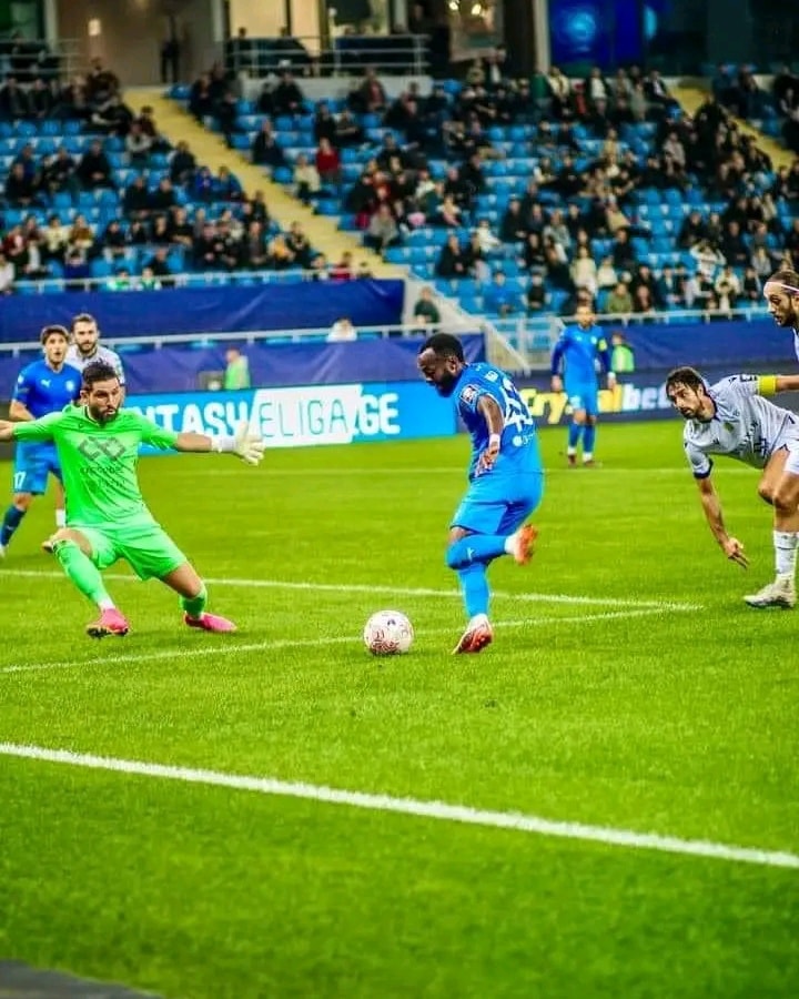 Justin Shonga Shines with Goal and Assist in FC Gagra's 4-3 Victory Against Samtredia in Georgia's Erovnuli Liga