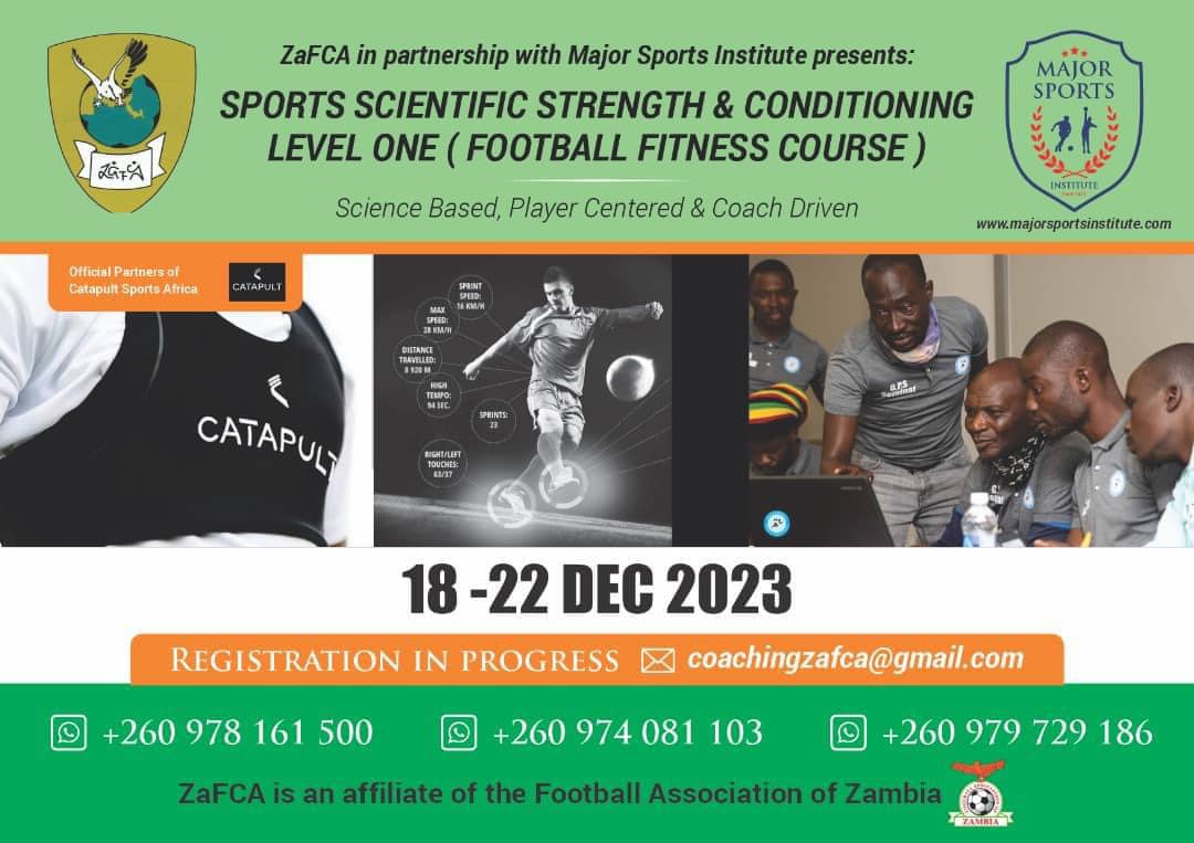 ZaFCA's Game-Changing Coaching Course in Lusaka, Dec 18-22