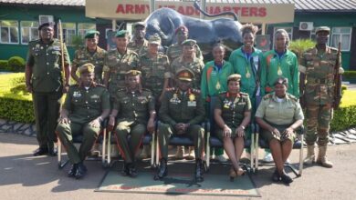 Zambia Army Honors Africa Netball Cup Winners