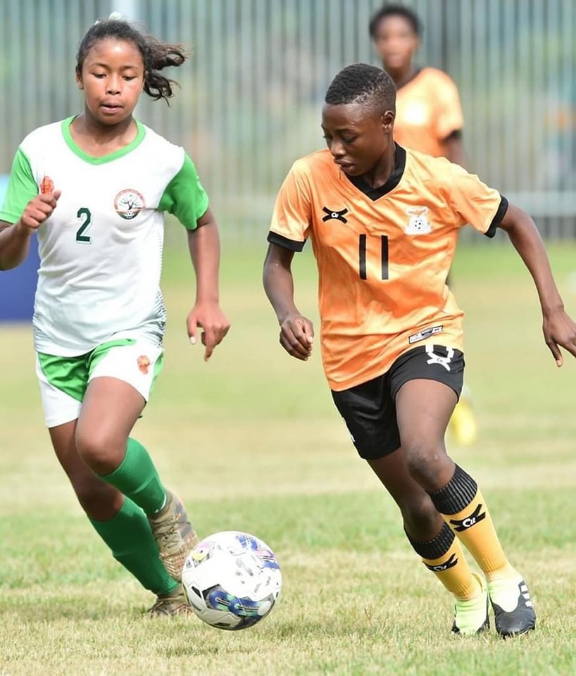 Zambia U-15 Football Teams Shine with Impressive 10-1 Victory Over Angola in COSAFA Qualifiers