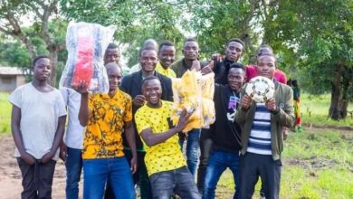 Sports Minister Donates Football Jerseys and Sports Kits in Mpika, Muchinga Province