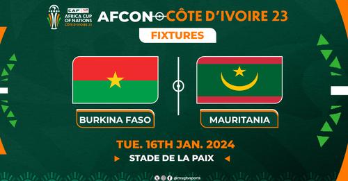 Watch Highlights: BURKINA FASO 1- 0 MAURITANIA AFCON 2023