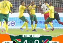 Watch Highlights: SOUTH AFRICA 4-0 NAMIBIA #Afcon2023