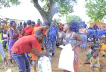 Fashion Sakala Contributes 500 Bags of Maize Meal to Kawele Village