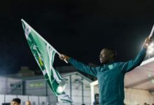 Kelvin Mubanga Kampamba Introduced to Al Nasr Benghazi Supporters