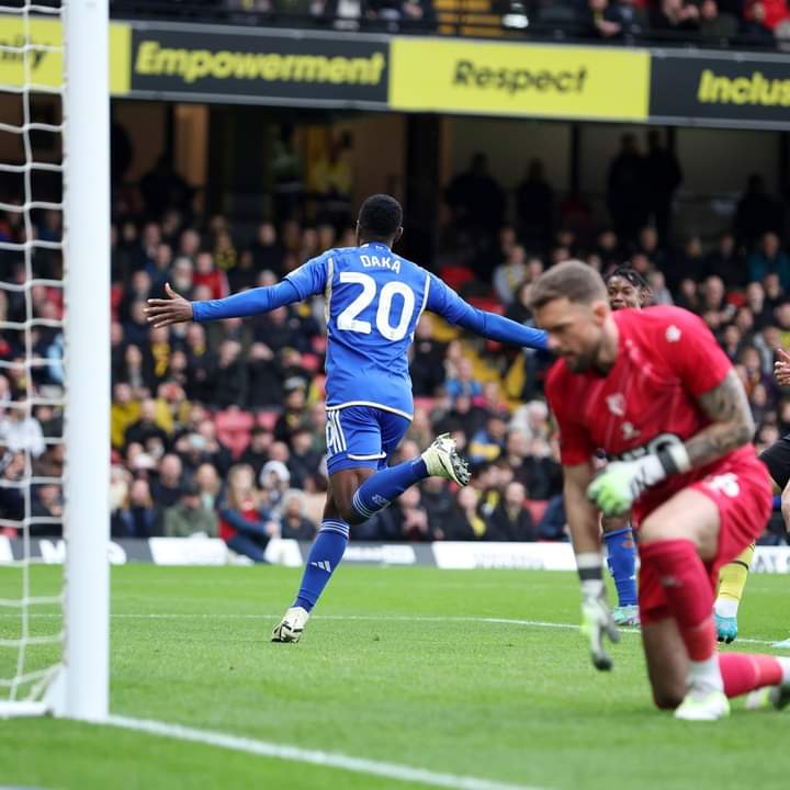 Patson Daka Strikes as Leicester Triumphs Over Watford