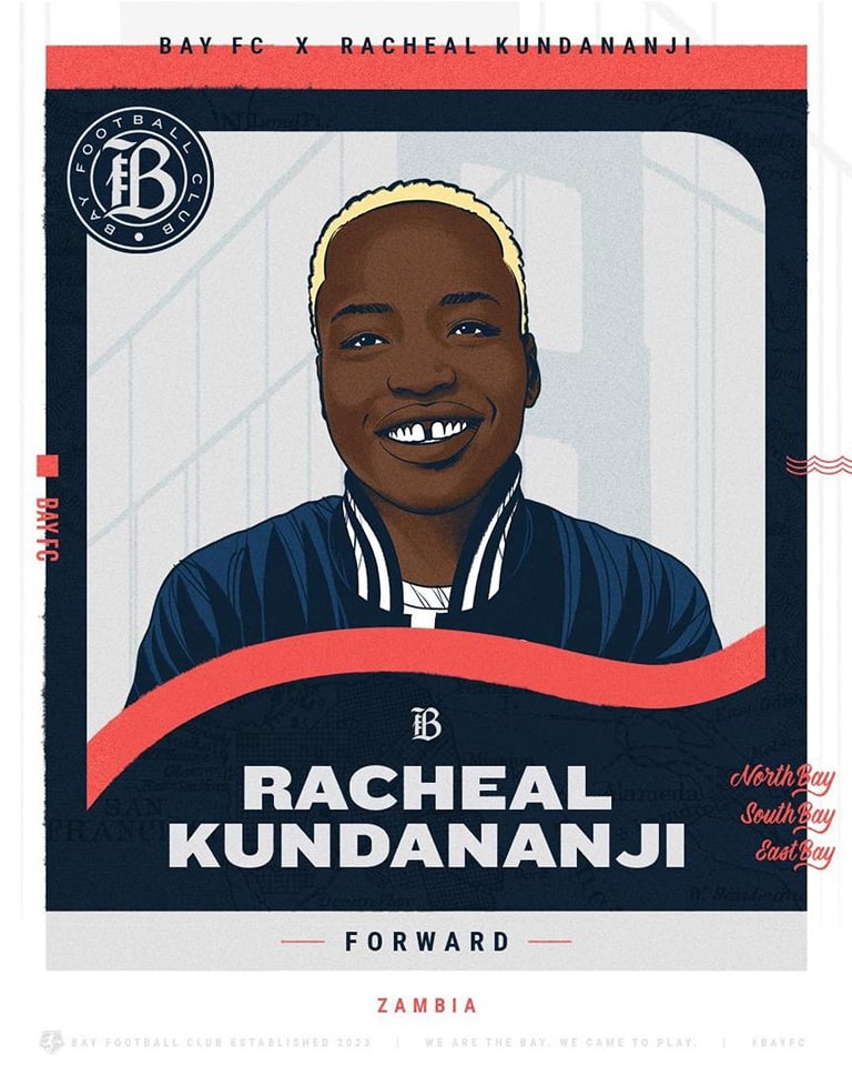 Zambian Star Racheal Kundananji Joins Bay Area's Newest Women's Soccer Franchise in NWSL