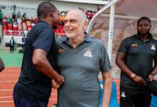 Avram Grant and Mapeza's Post-Match Exchange