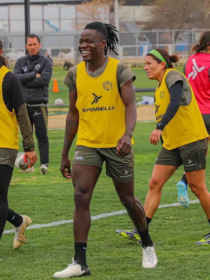 Prisca Chilufya Returns to Full Training with FC Juarez Femenil After Injury Recovery