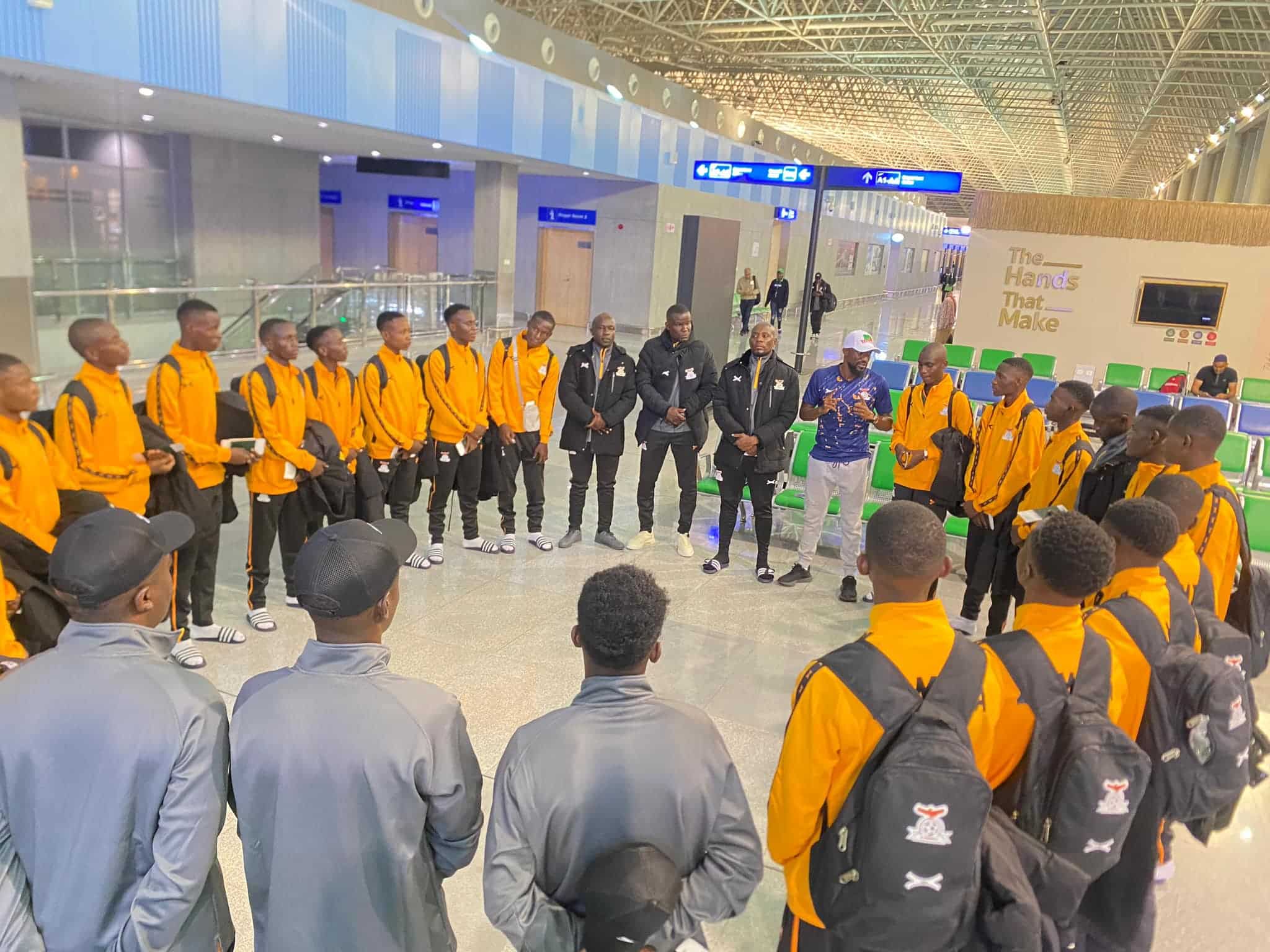 Zambia U15 Boys Depart for Morocco with Coach's Confidence