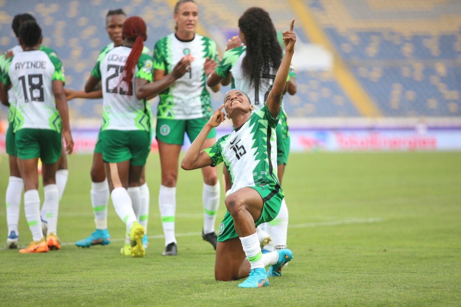 Nigeria Women Lead Olympic Qualifier vs. South Africa