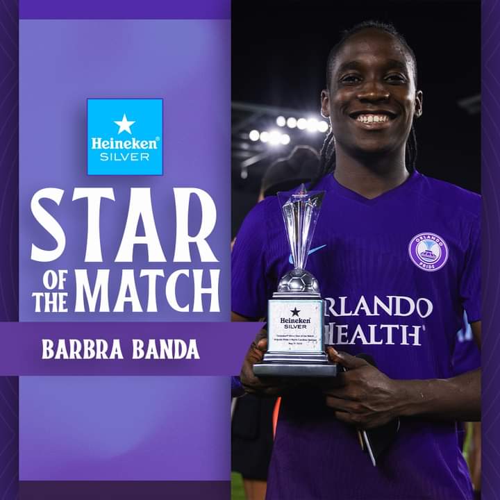 Barbra Banda Shines Once More, Named Star of the Match