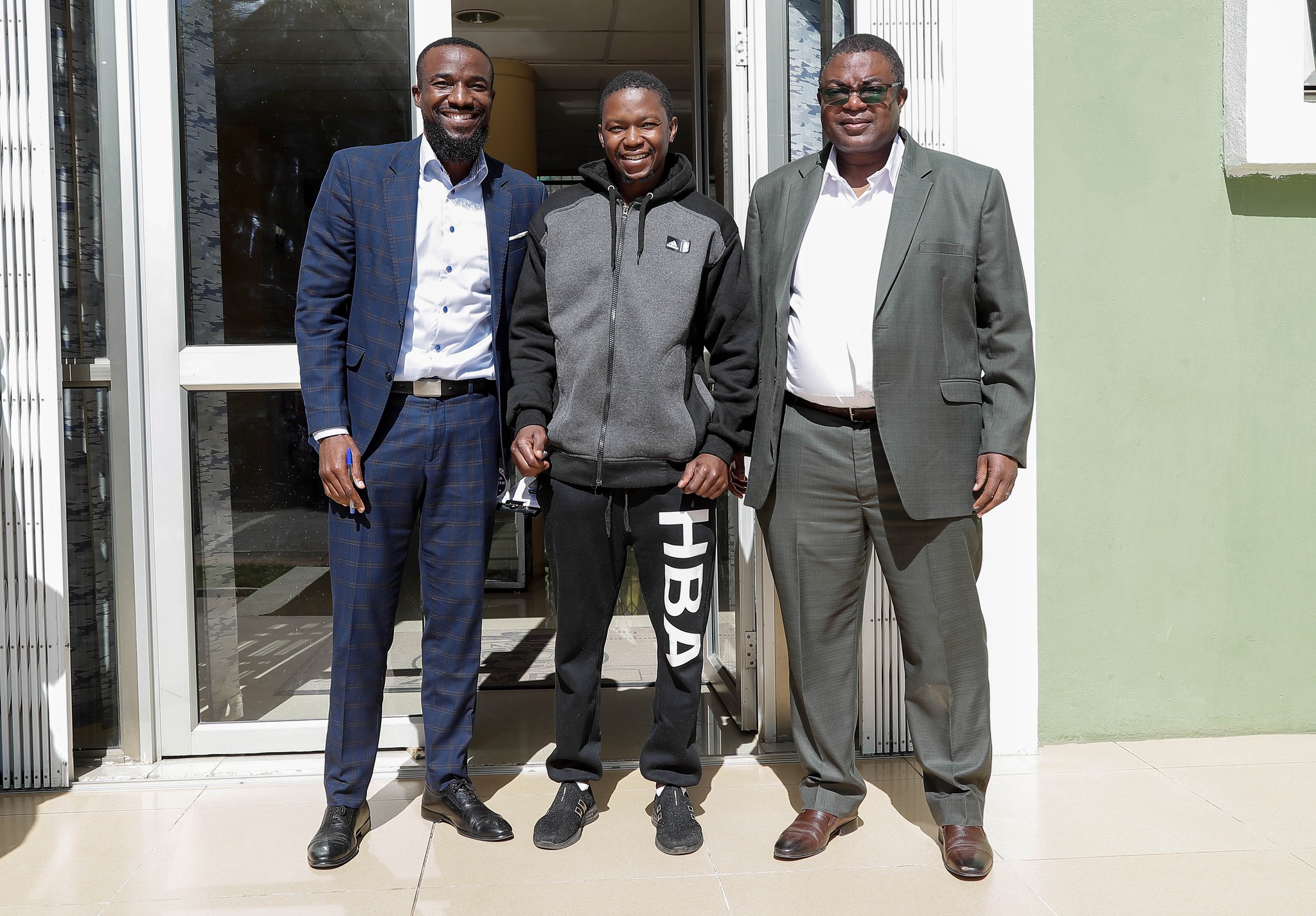 Kalaba Visits Football House Post Accident Recovery