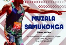 ZAMBIA'S MUZALA SAMUKONGA SET FOR ACTION AT RABAT/MARRAKECH WANDA DIAMOND LEAGUE