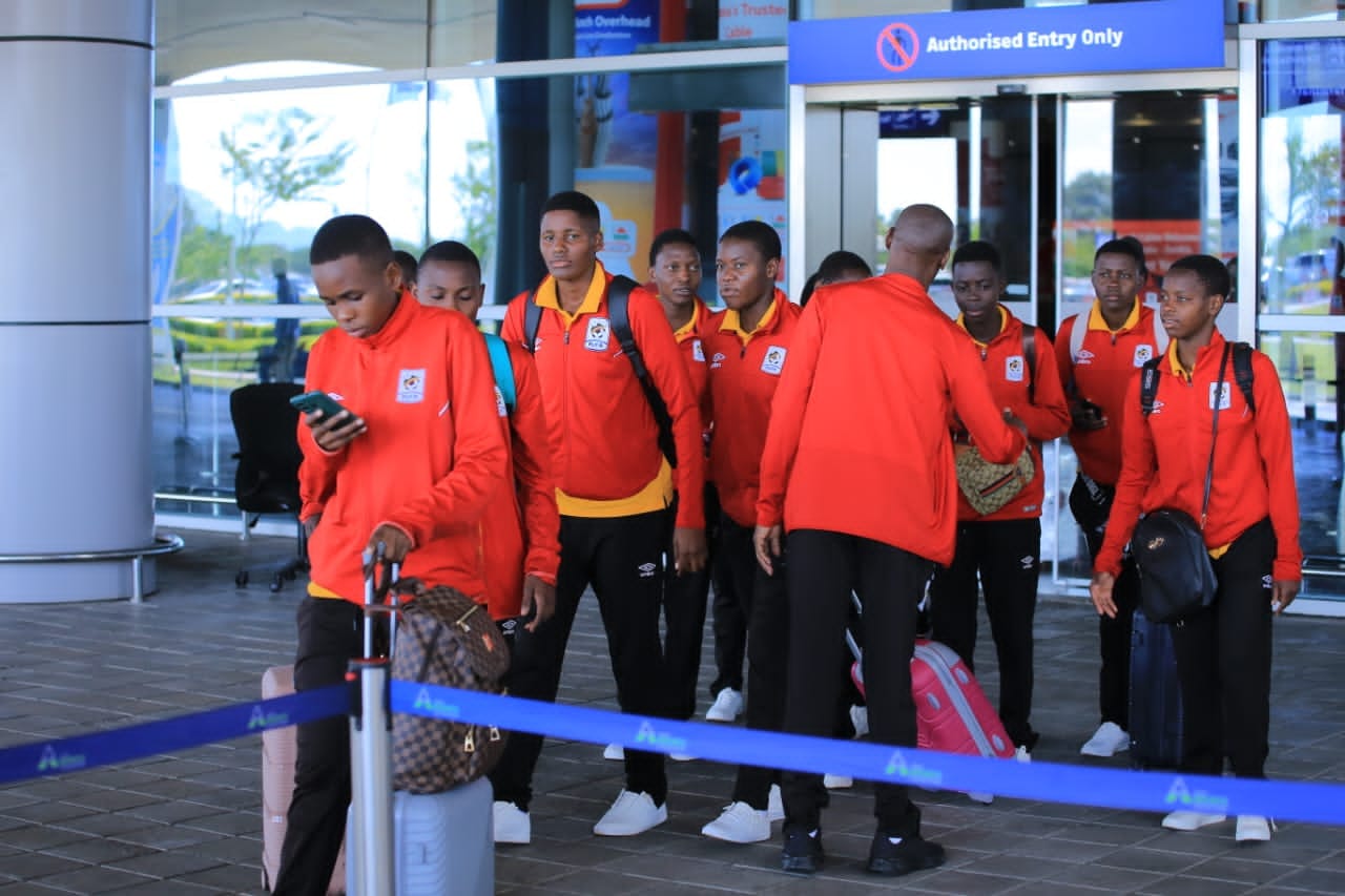 Uganda's U17 Women’s National Team Arrives in Zambia for World Cup Qualifiers