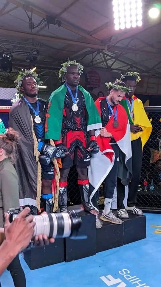 Zambian MMA Fighter Gilbert Ndlovu Makes History with Gold Medal Win at Africa Championship 2024