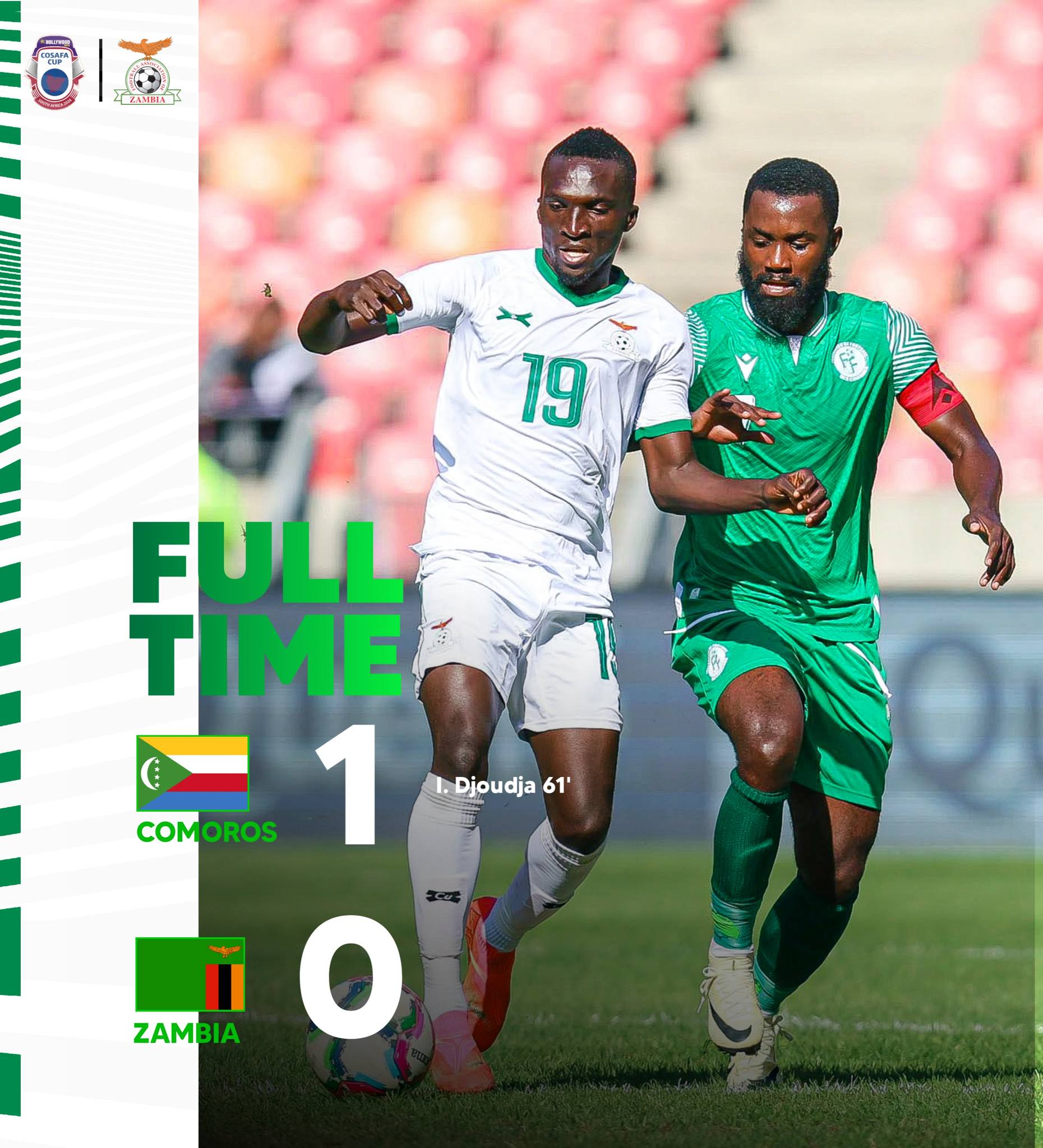 Comoros Defeats Zambia 1-0 in COSAFA Cup Thriller