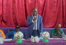 Copperbelt FAZ Chair Patrick Ndhlovu Hands Over 300 Footballs To Primary Schools