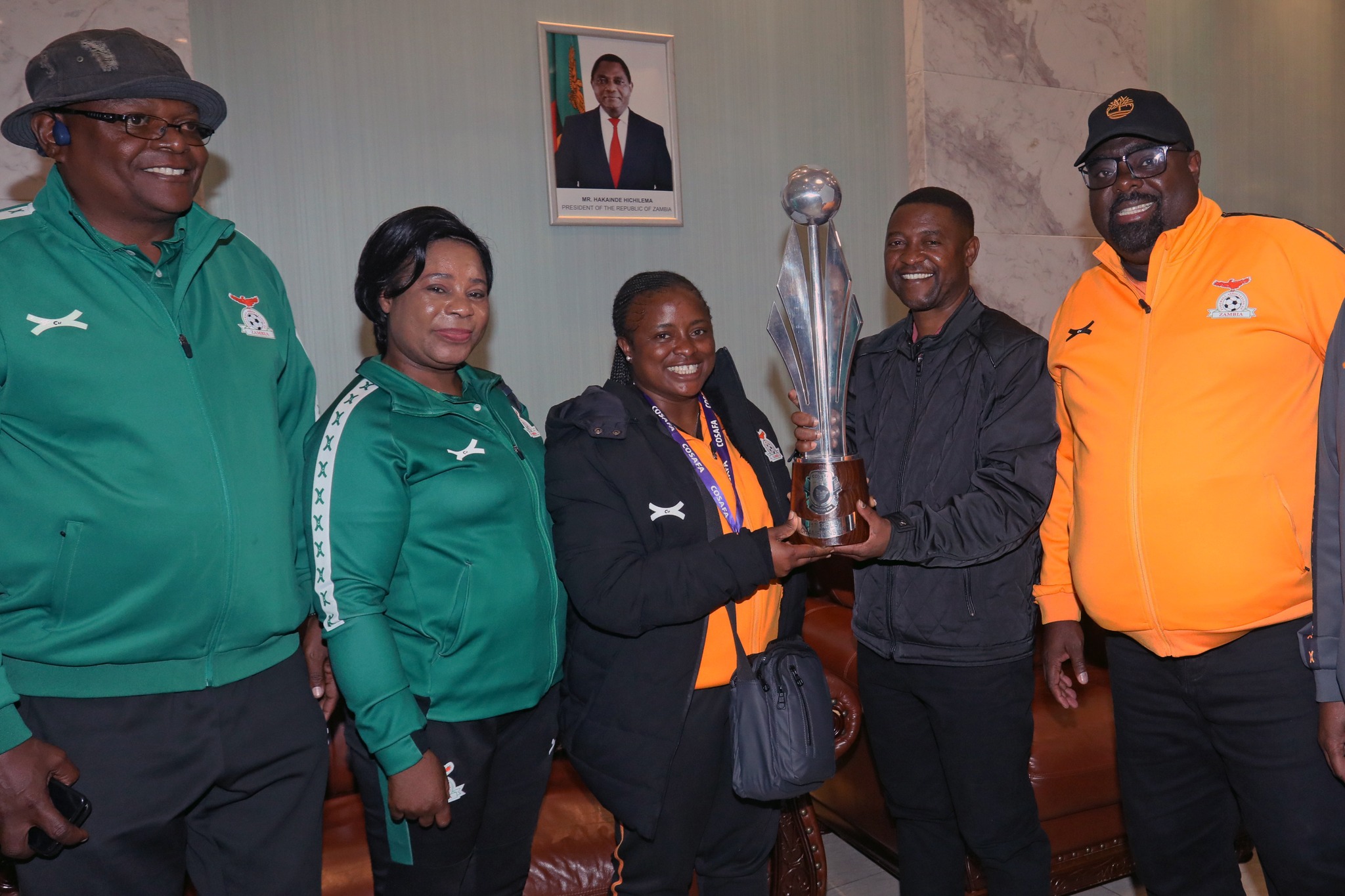 Copper Princesses’ Heroic Return Celebrated by FAZ President and Delegates