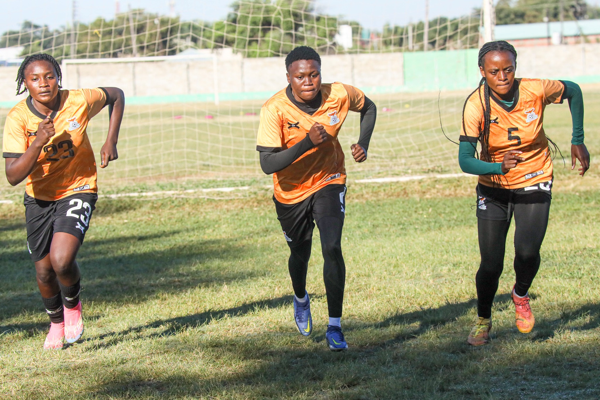 Copper Queens Train For Three-Nation Friendly In Lusaka