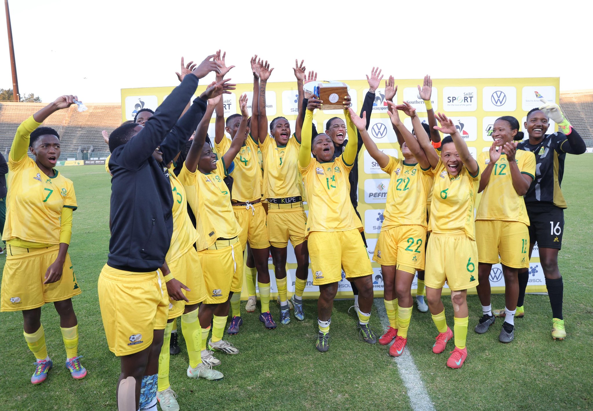 Banyana Banyana Triumph As Three Nations Series Champions After 2-0 Win Over Zambia