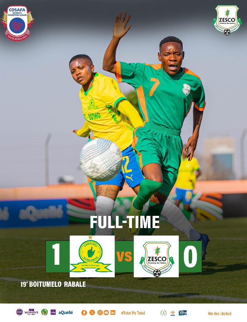 Defeat to Sundowns Leaves Zesco Facing Must-Win Finale