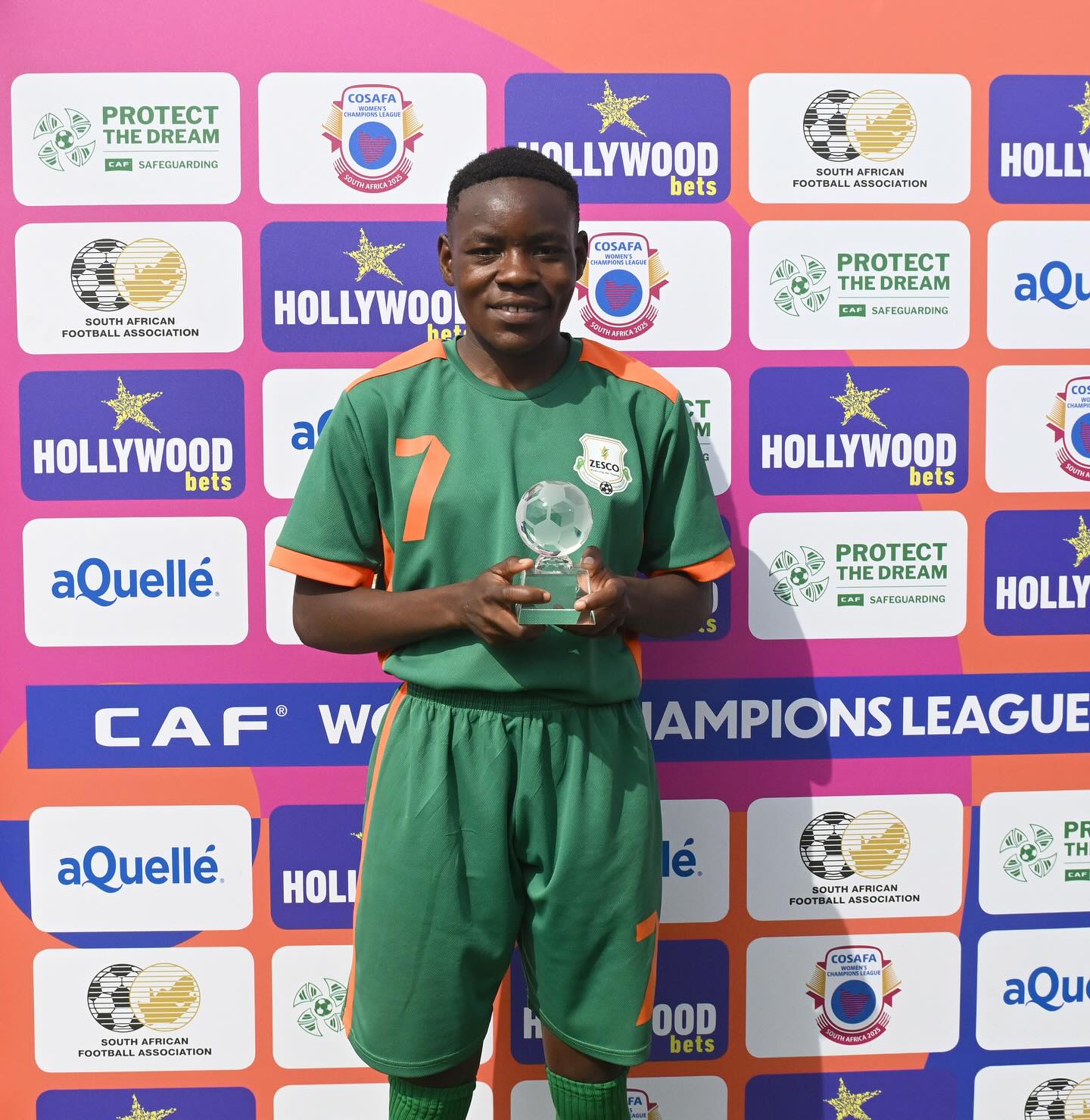 Eneless Phiri Shines as Player of the Match #CAFWCLQualifiers2025
