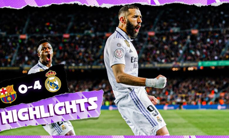 MATCH HIGHLIGHTS: FC Barcelona 0 - 4 Real Madrid
