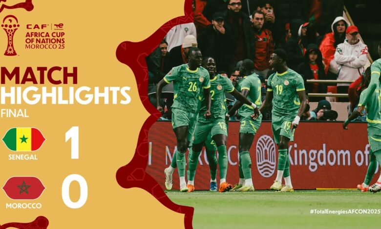 Full Match Highlights Senegal 🆚 Morocco Final AFCON2025