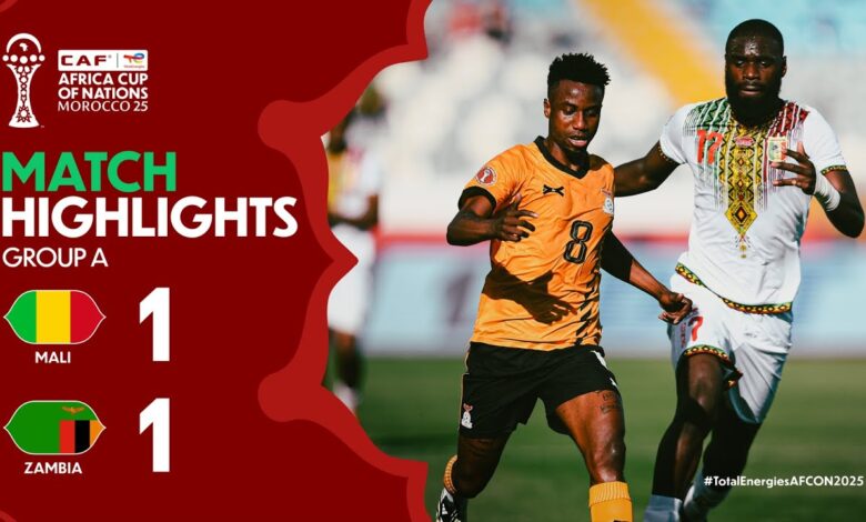 MATCH HIGHLIGHTS | Mali 🆚 Zambia AFCON2025