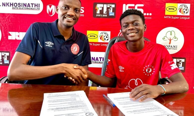 Nkana Unveil 21-Year-Old Winger Hector Sakala As New Signing